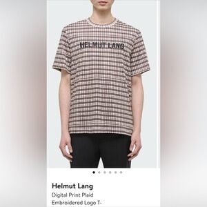 COPY - Helmut Lang Plaid T-Shirt